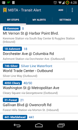 MBTA Transit Alert