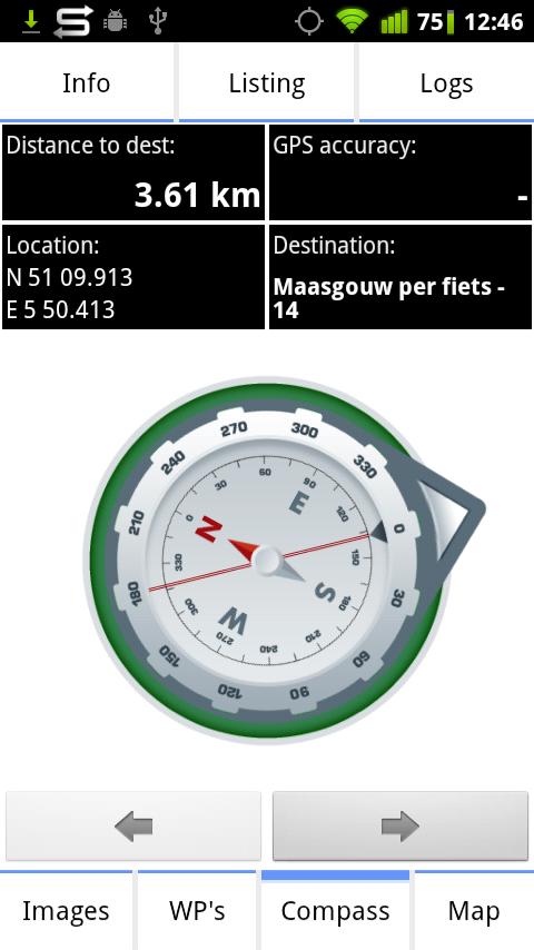    Geocaching Droid Army Knife- screenshot  