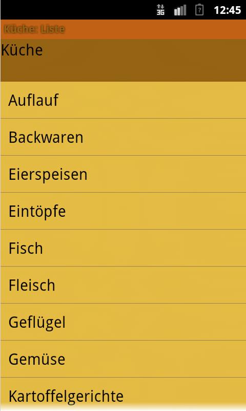 Android application Kitchen: Spices screenshort