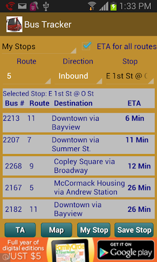 Bus Tracker