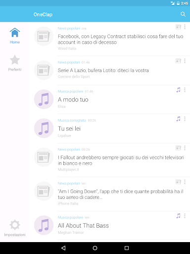 【免費工具App】OneClap – Notizie e Musica-APP點子