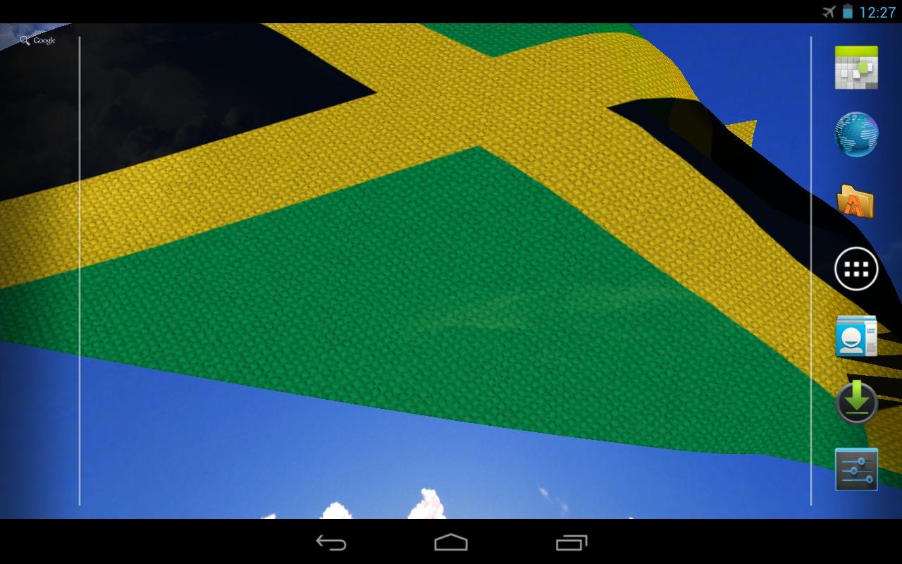 3D Jamaica Flag Live Wallpaper Android Apps On Google Play