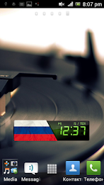 Флаг России - Цифровые часы poster 1