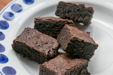 Salty, Deep-Dark Chocolate Brownies