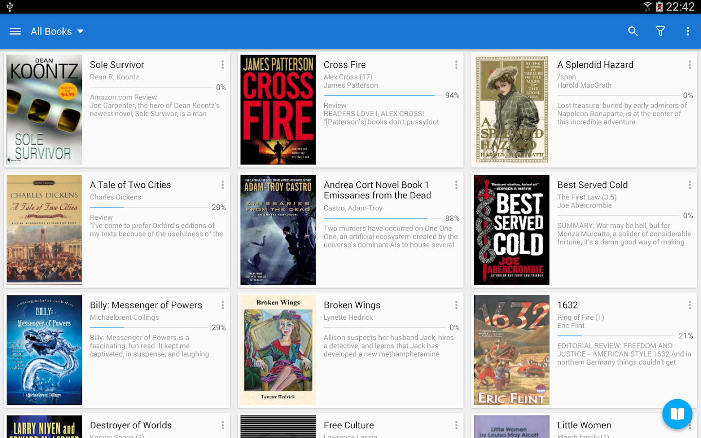 Moon+ Reader: captura de tela Moon+ Reader: captura de tela