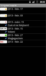 Szolgálati naptár klasszik Screenshots 4