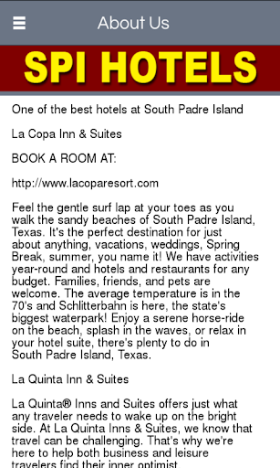 免費下載商業APP|South Padre Island Hotels app開箱文|APP開箱王