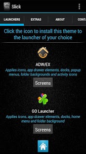 Free BigDX Slick Launcher Theme APK for PC