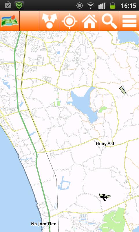 Pattaya, Thailand Offline Map Screen 2