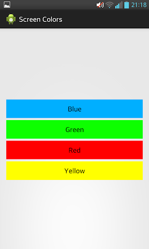 Screen Colors