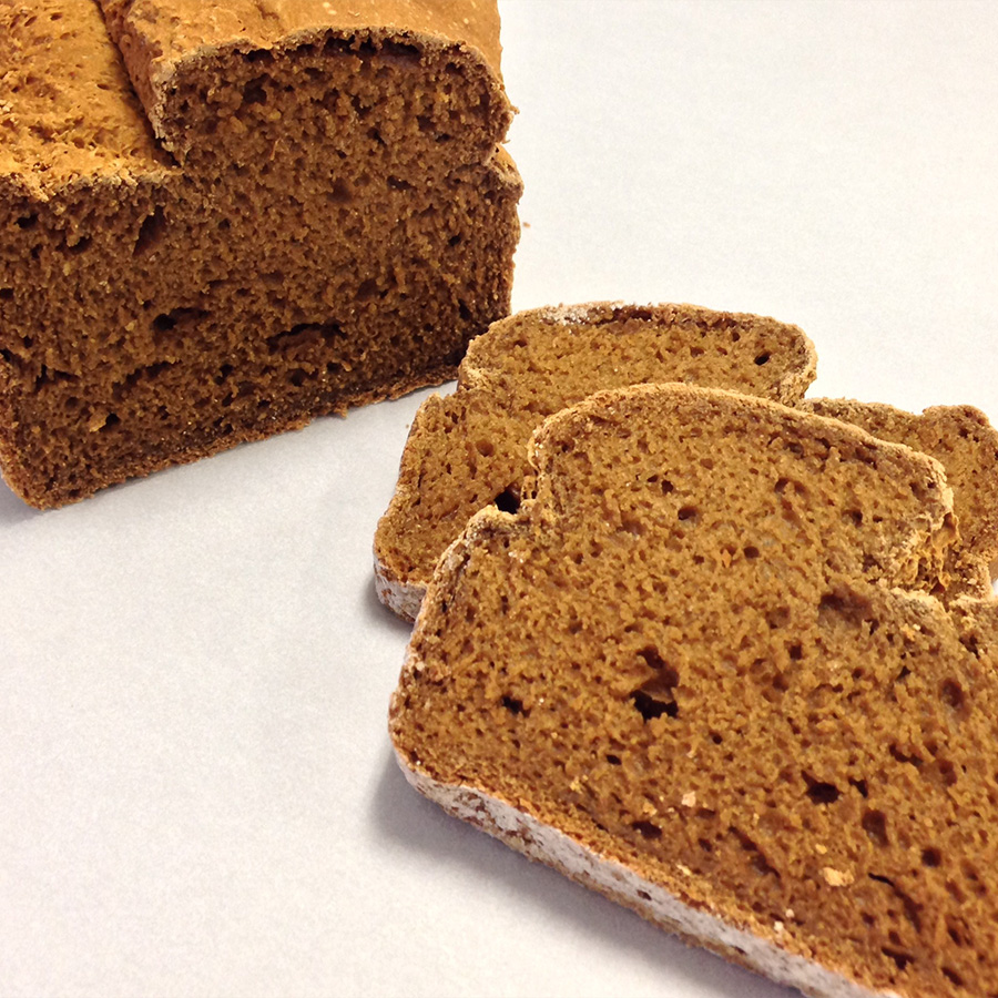 Yeast-free, Egg-free Brown Bean Bread. Dee-licious.