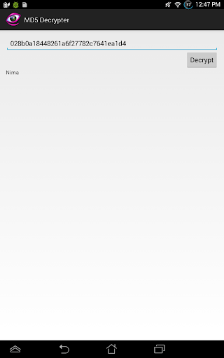 MD5 Decrypter