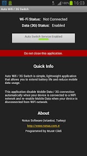 Auto WiFi 3G Switch