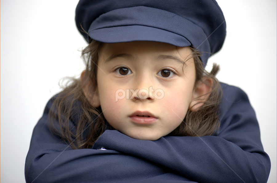 Blue uniform by Jason Lovell - Babies & Children Child Portraits