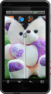 Teddy bear Zipper Lock Screenshots 2
