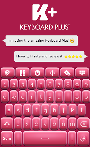 Pinky Keyboard Theme