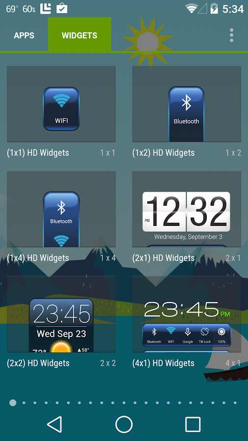 HD Widgets - screenshot