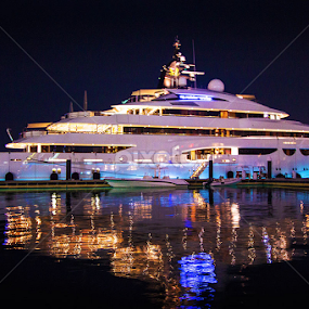 Dubai Marina by Michael John Paulino - Transportation Boats
