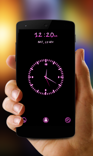 免費下載娛樂APP|粉紅色的時鐘屏幕鎖 app開箱文|APP開箱王