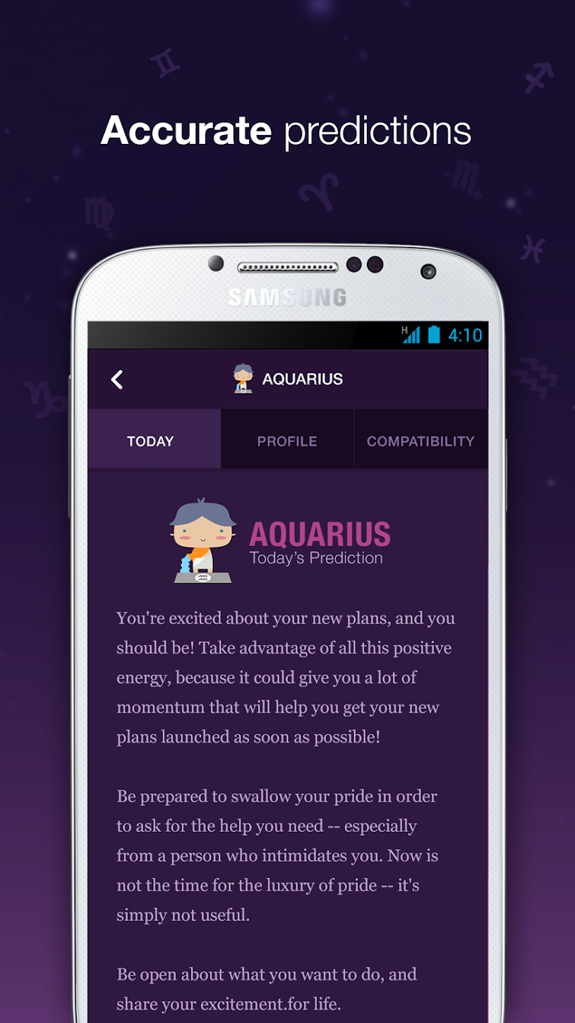 Daily Horoscope Screen 3