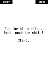 Tap the black tiles poster 7