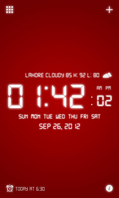 Digital Alarm Clock Pro - screenshot