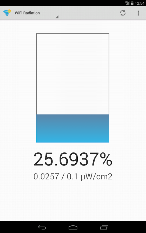 WiFi Radiation Meter (Beta) - screenshot