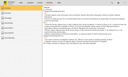 Advanced Catalan Dictionary TR Screenshots 7