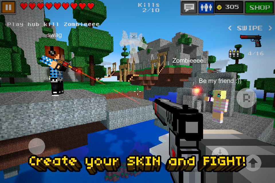 Pixel Gun 3D PRO Minecraft Ed. - screenshot