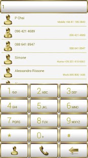 How to mod Dialer Frame Gold White Skin 2.0 apk for android