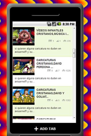 【免費媒體與影片App】Caricaturas Cristianas-APP點子