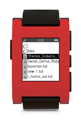Text Reader for Pebble - screenshot