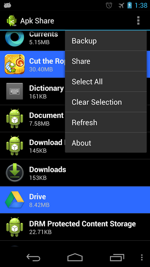 Apk Share & Backup - screenshot