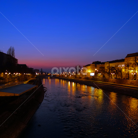 Niš by Marija Mitrović - City,  Street & Park Night