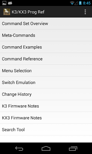 K3 KX3 Programmer's Reference