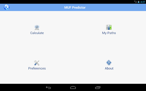 MUF Predictor screenshot