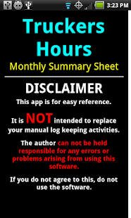 Truckers Hours Screenshots 0