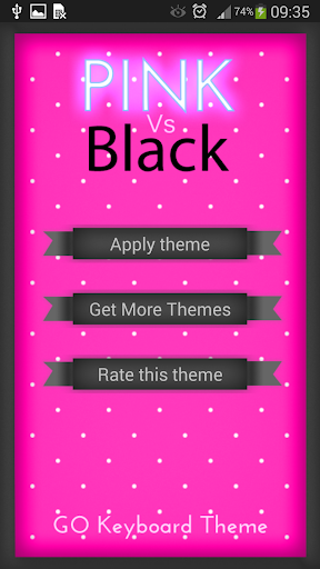 【免費個人化App】Pretty Pink Vs Black Keyboard-APP點子