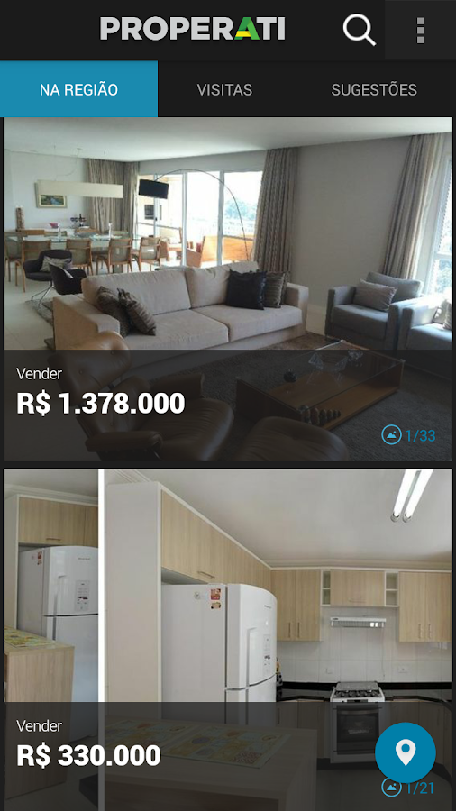   Properati: captura de tela 