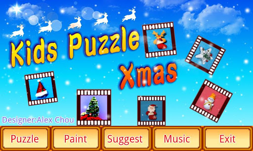 Kids puzzle Xmas