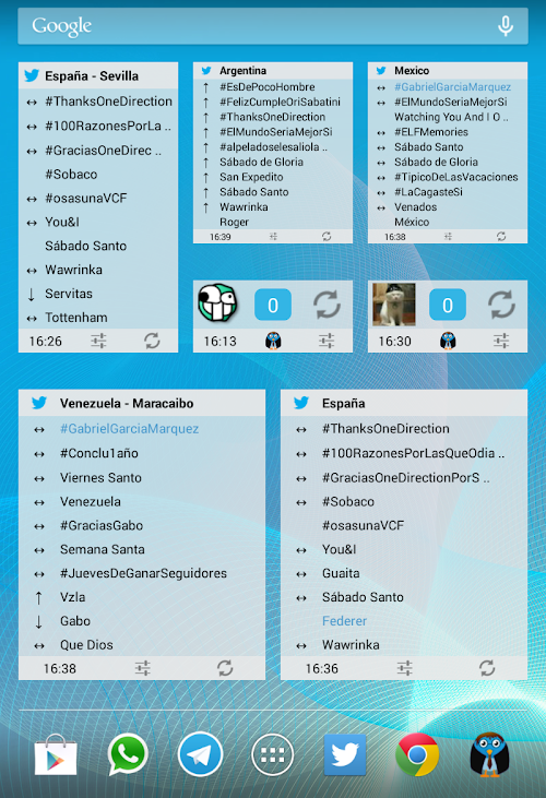Android application Tuit Útil GOLD (Twitter tools) screenshort