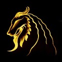 3D cool lion logo