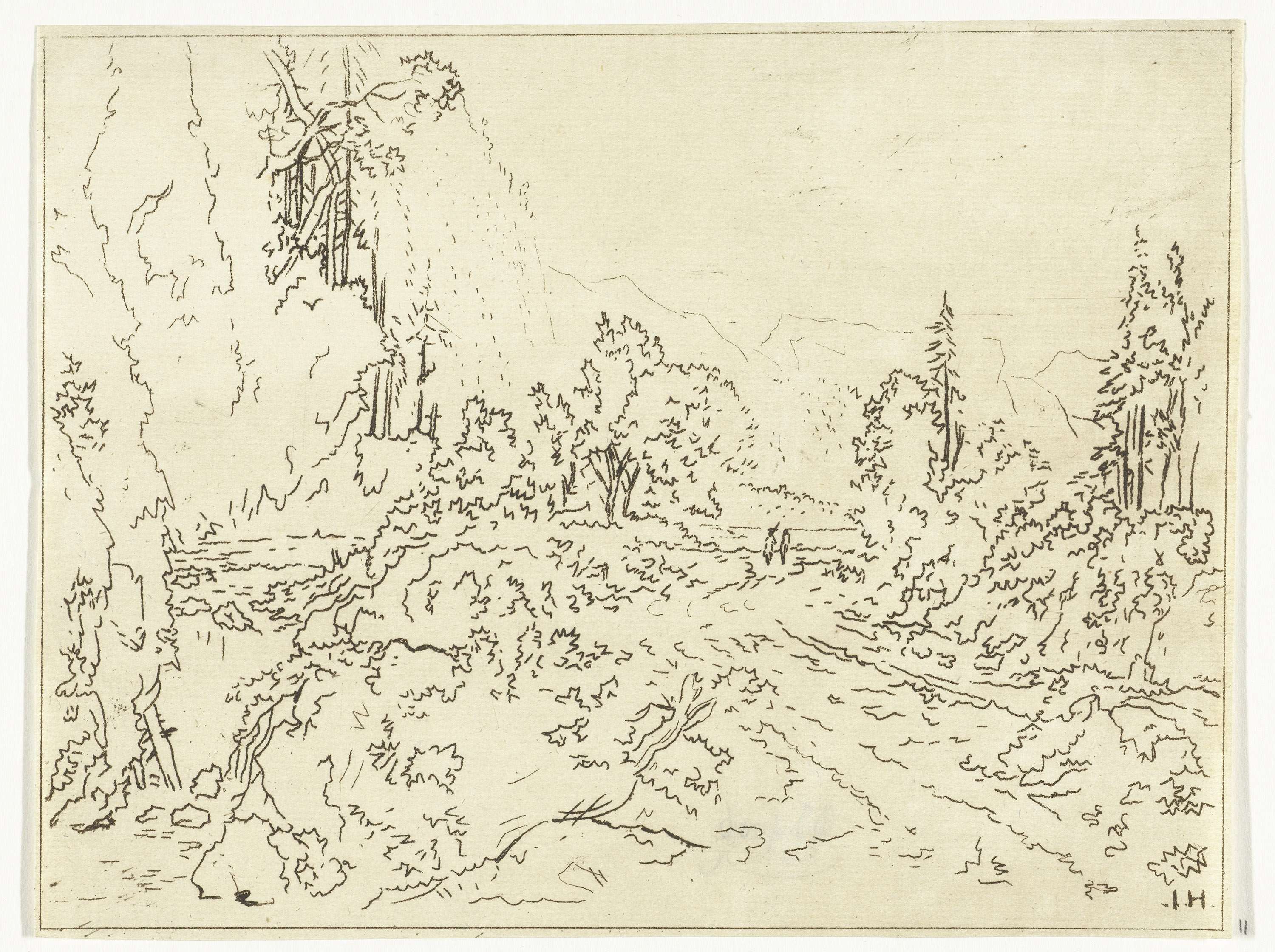 Bergachtig landschap
