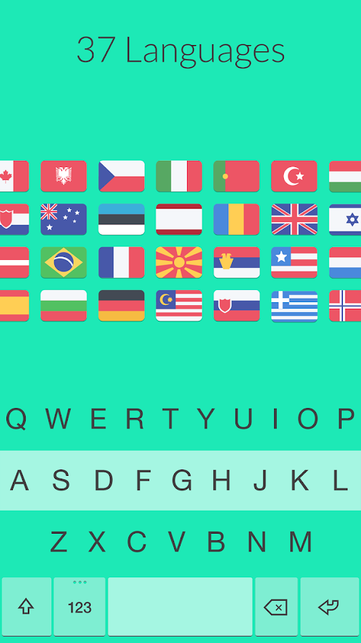 Fleksy Klavye + Emoji - screenshot