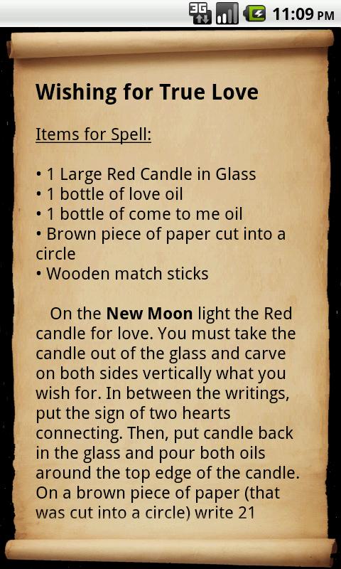 Spells and Crystals Screen 2