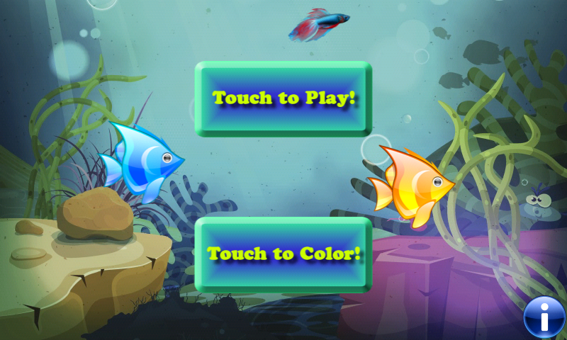 Fishes for toddlers Screen 1