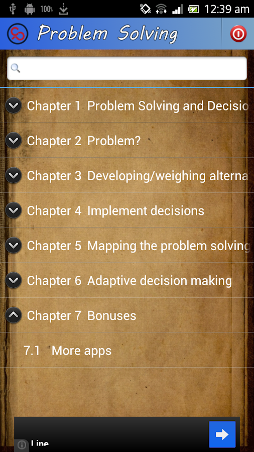 problem solving for android app