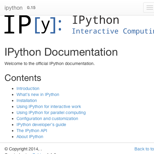 python ipython doc