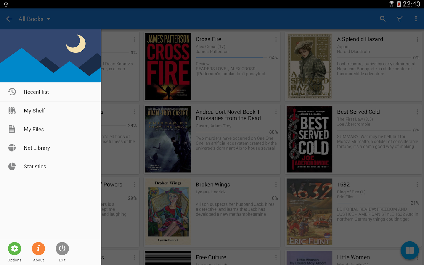 Moon+ Reader Pro (50% OFF) - screenshot