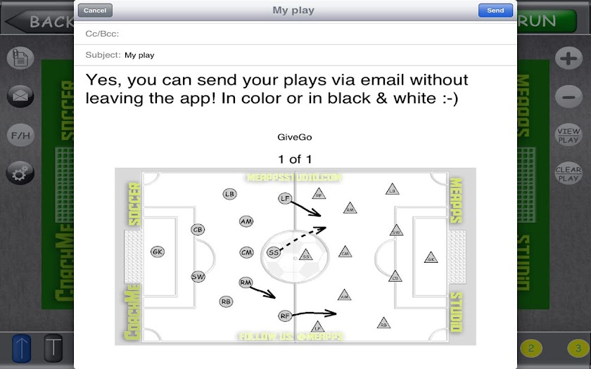 CoachMe™ Soccer Edition Pro Screen 1